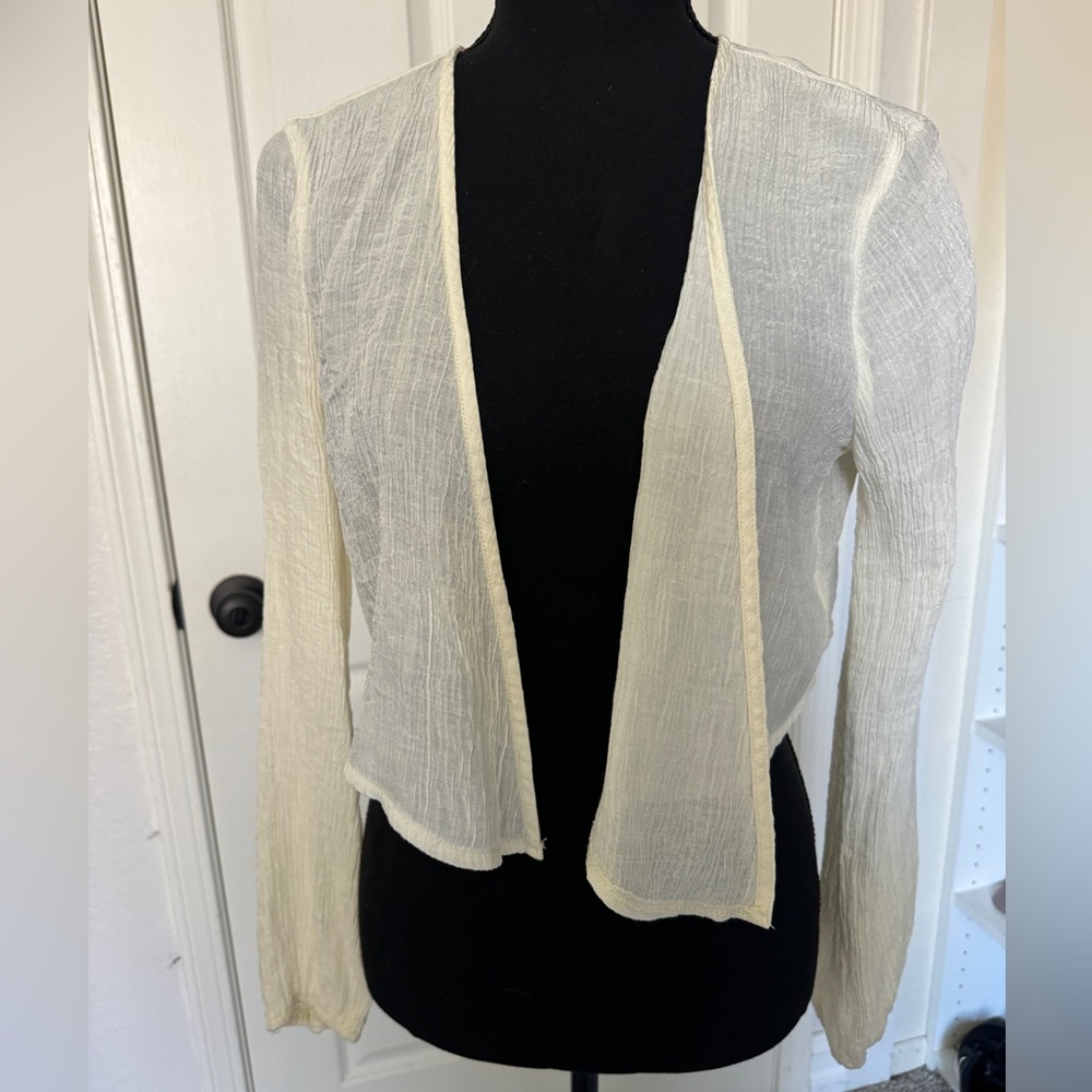 Sheer cardigan